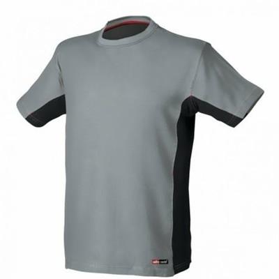 ***8175 T-SHIRT STRETCH M/CORTE COLORE GRIGIO