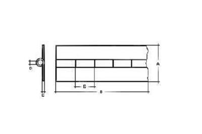 CERNIERA FEM FE/FE 80X2,5X2000 SENZA FORI