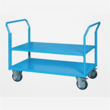 CARRELLO MG 455/07 CON 2 SPONDE APERTE A 2 PIANI 1316x794 H1013