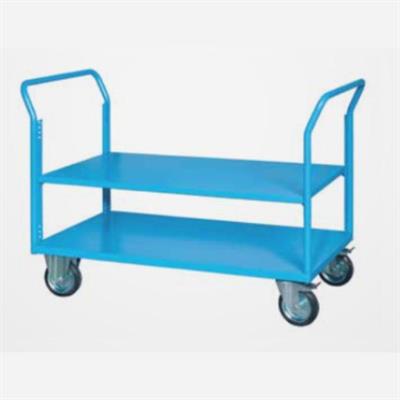CARRELLO MG 455/07 CON 2 SPONDE APERTE A 2 PIANI 1316x794 H1013