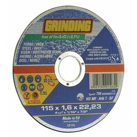 DISCO GRINDING 125X1,0 INOX