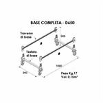 BASE COMPLETA C/RUOTE DOGE-65 D650