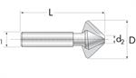 SVASATORE POLLEDRI 3/T C.90°      D. 6,3  M. 3