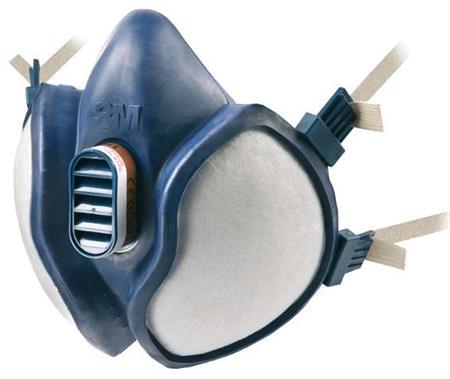 MASCHERA FACCIALE 3M 4255 - FFA2P3 - VAP.ORGANICI + POLVERI