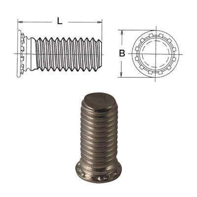 PERNO AUTOAGGANCIANTE ZINCATO     M. 4 X 10