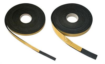 PROFILO AEROSTOP NERO CON ADESIVO 8X20 MT.10