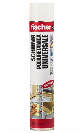 SCHIUMA POLIURETANICA UNIVERSALE  PU 1K 750 FISCHER MANUALE