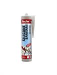 SILICONE ACETICO BIANCO SANITARIO ANTIMUFFA ML.280 FISCHER