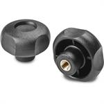 VOLANTINO FEMMINA D.60 M.12 NERO  4 LOBI