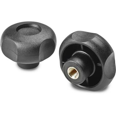 VOLANTINO FEMMINA D.60 M.12 NERO  4 LOBI