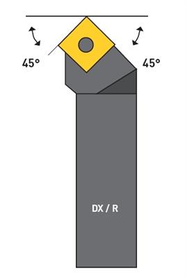 UTENSILE PER ESTERNO 45°SSSCR20E FERVI